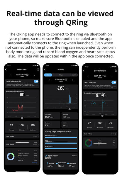 Multi Sport Mode Smart Ring