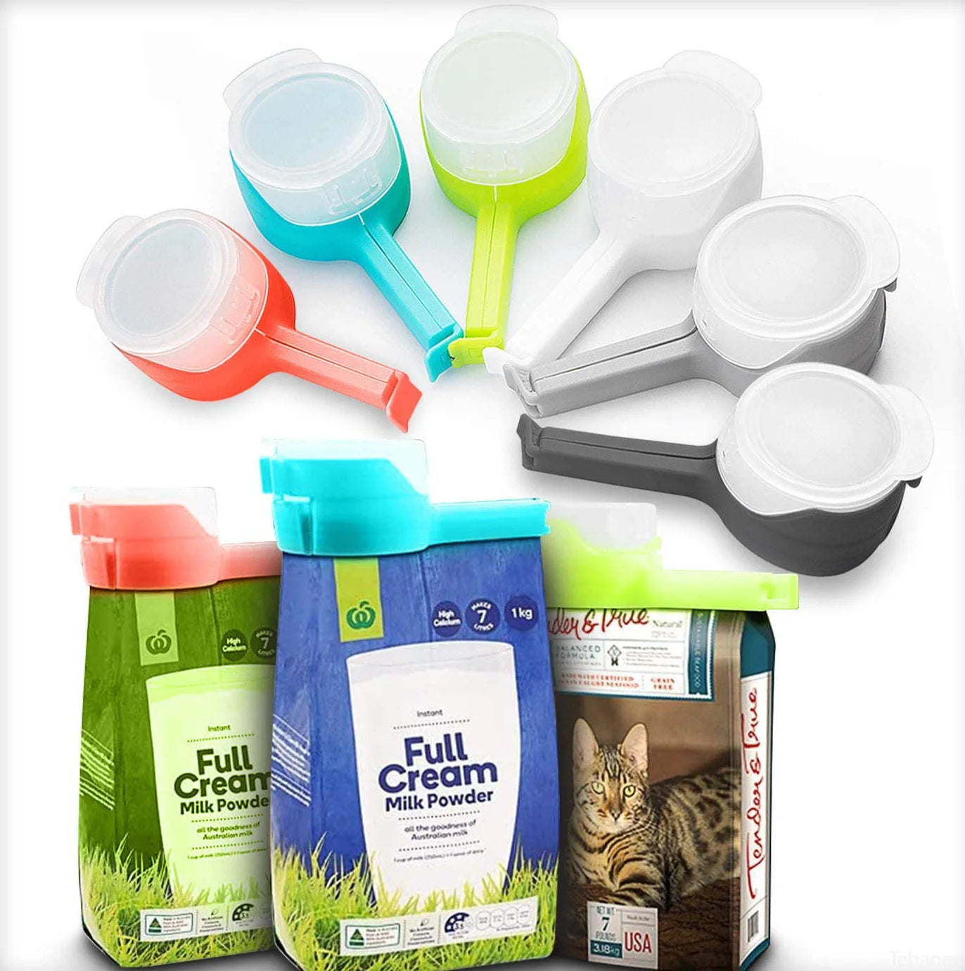 Clamp Plastic Food Saver