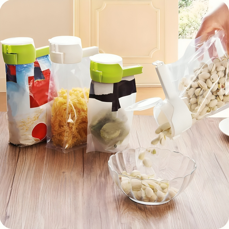 Clamp Plastic Food Saver